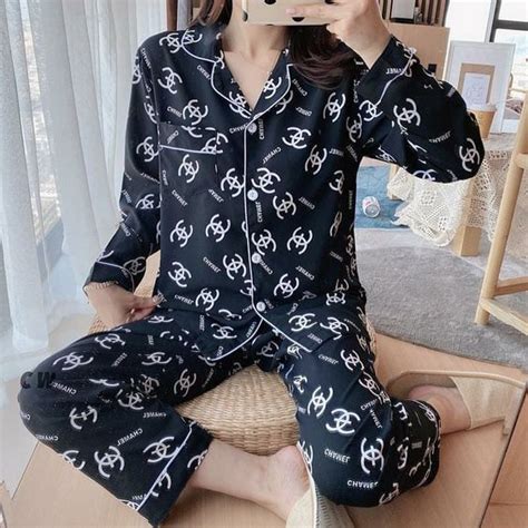 chanel inspired pjs|Chanel Pajamas .